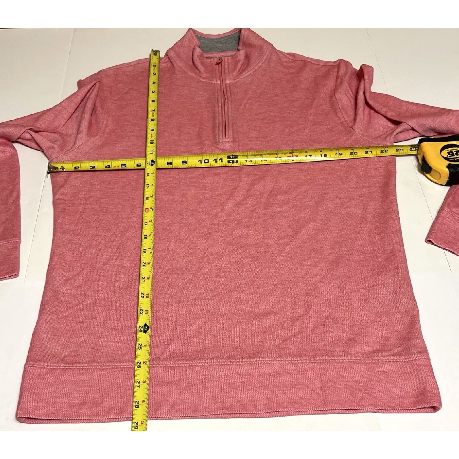 Vineyard Vines Vineyard Vines Men's Saltwater 1/4 Zip Pullover Pink Size M Size US M / EU 48-50 / 2 - 4 Thumbnail