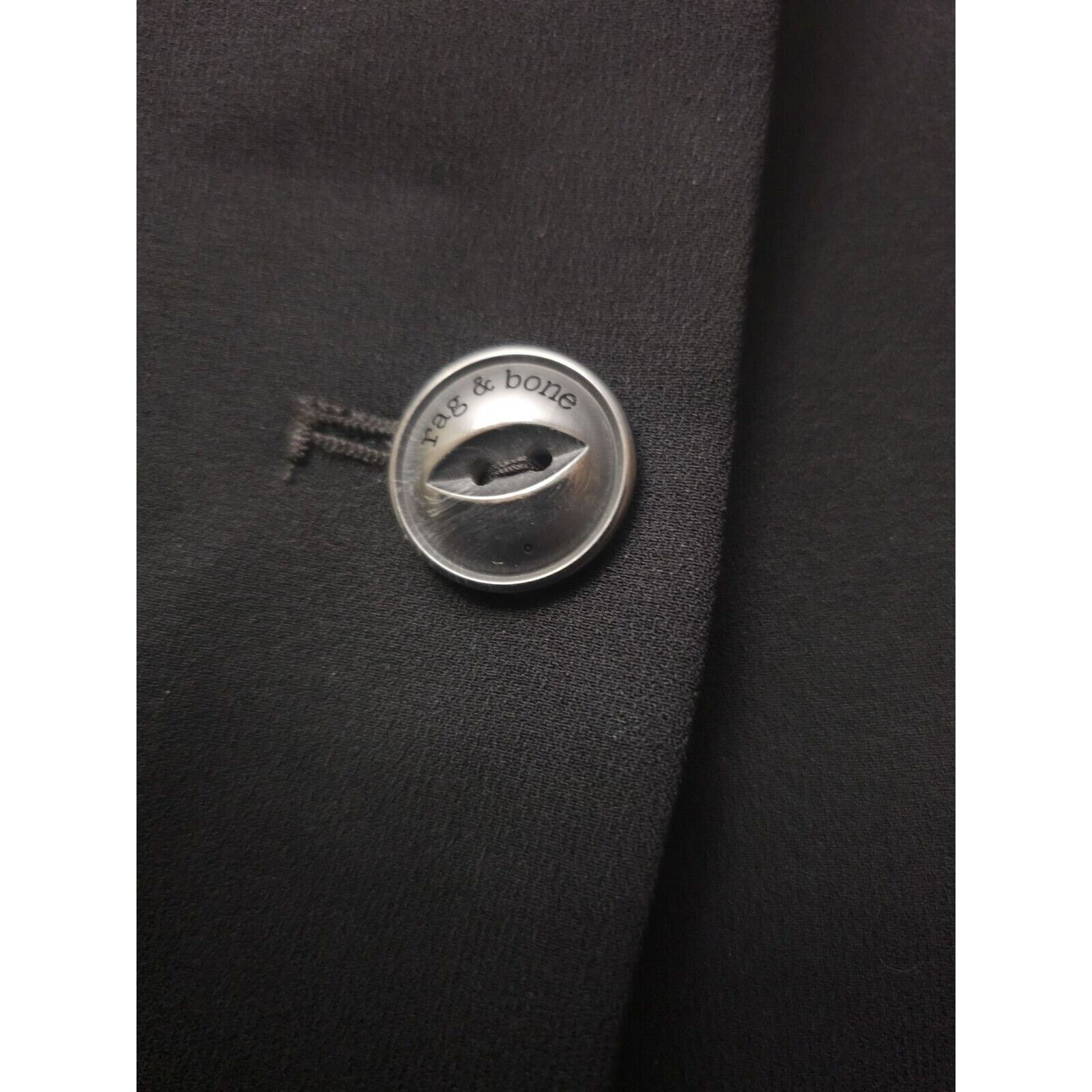 Rag & Bone Rag & Bone Slade Blazer in Black Size 6 Button Front Jacket Size M / US 6-8 / IT 42-44 - 14 Thumbnail