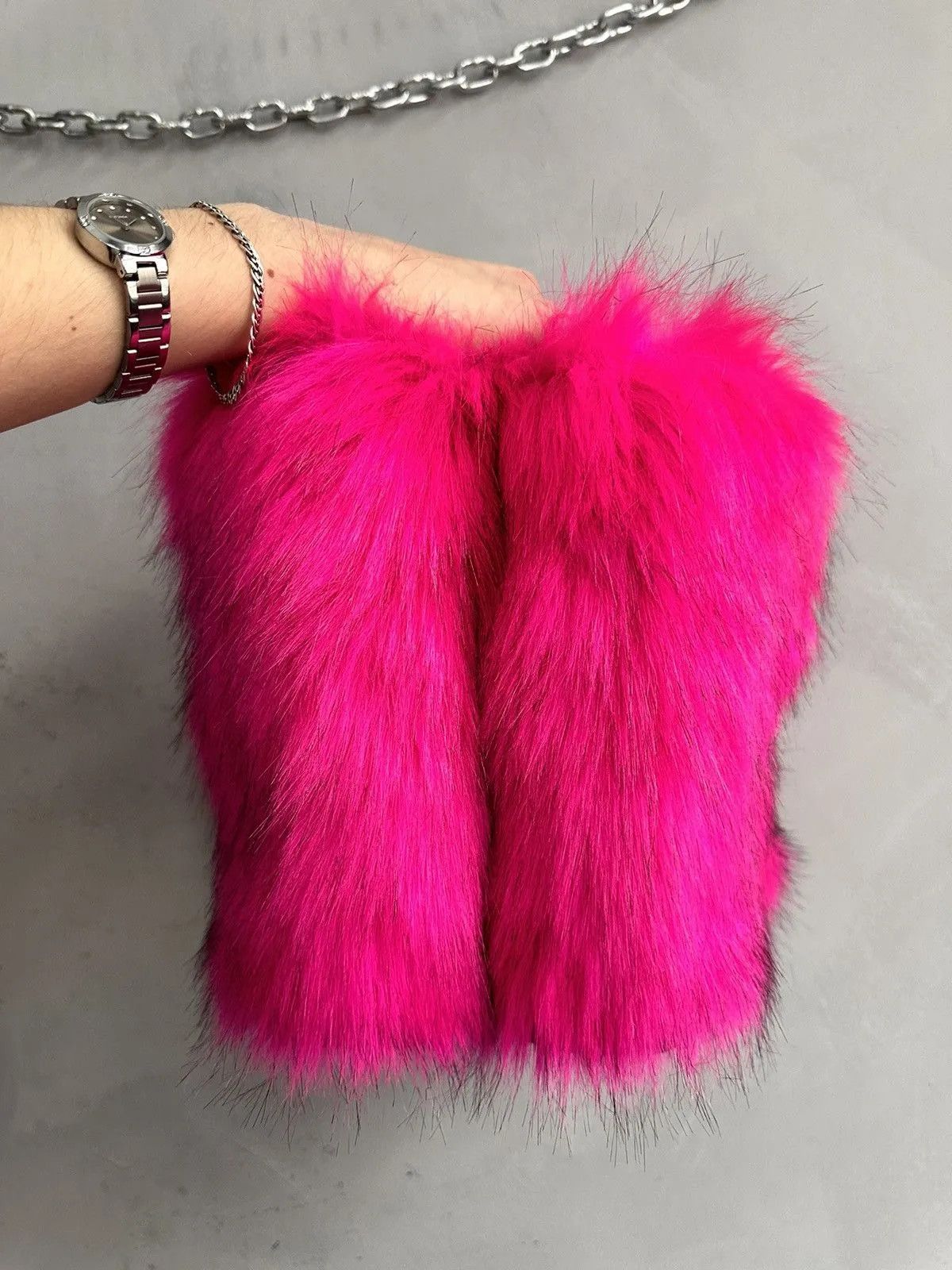 If Six Was Nine Wow😻IFSIXWASNINE VINTAGE FUR FAUX BOOTS MOON BOOTS JAPAN Size US 6 / IT 36 - 9 Thumbnail