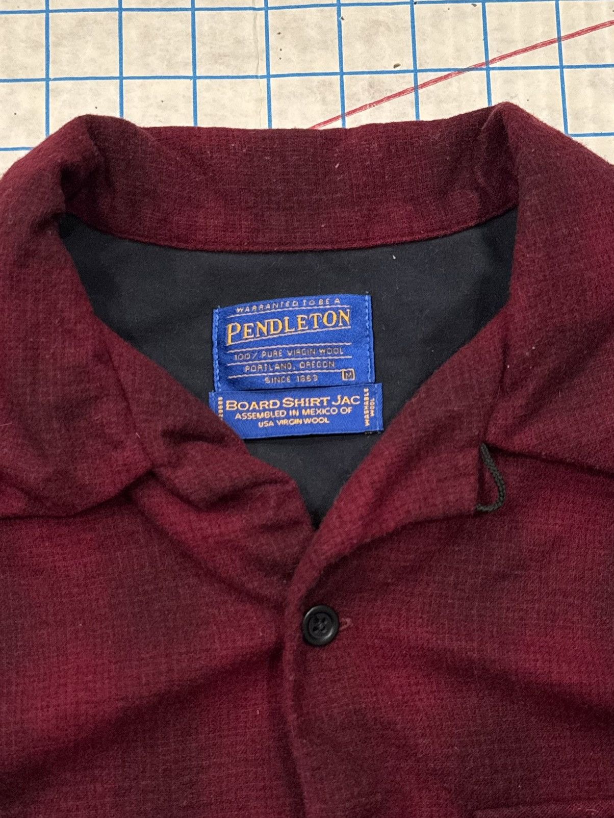 Pendleton Vintage Pendleton Board Shirt Jac Buffalo Plaid Mens Medium Size US M / EU 48-50 / 2 - 6 Thumbnail