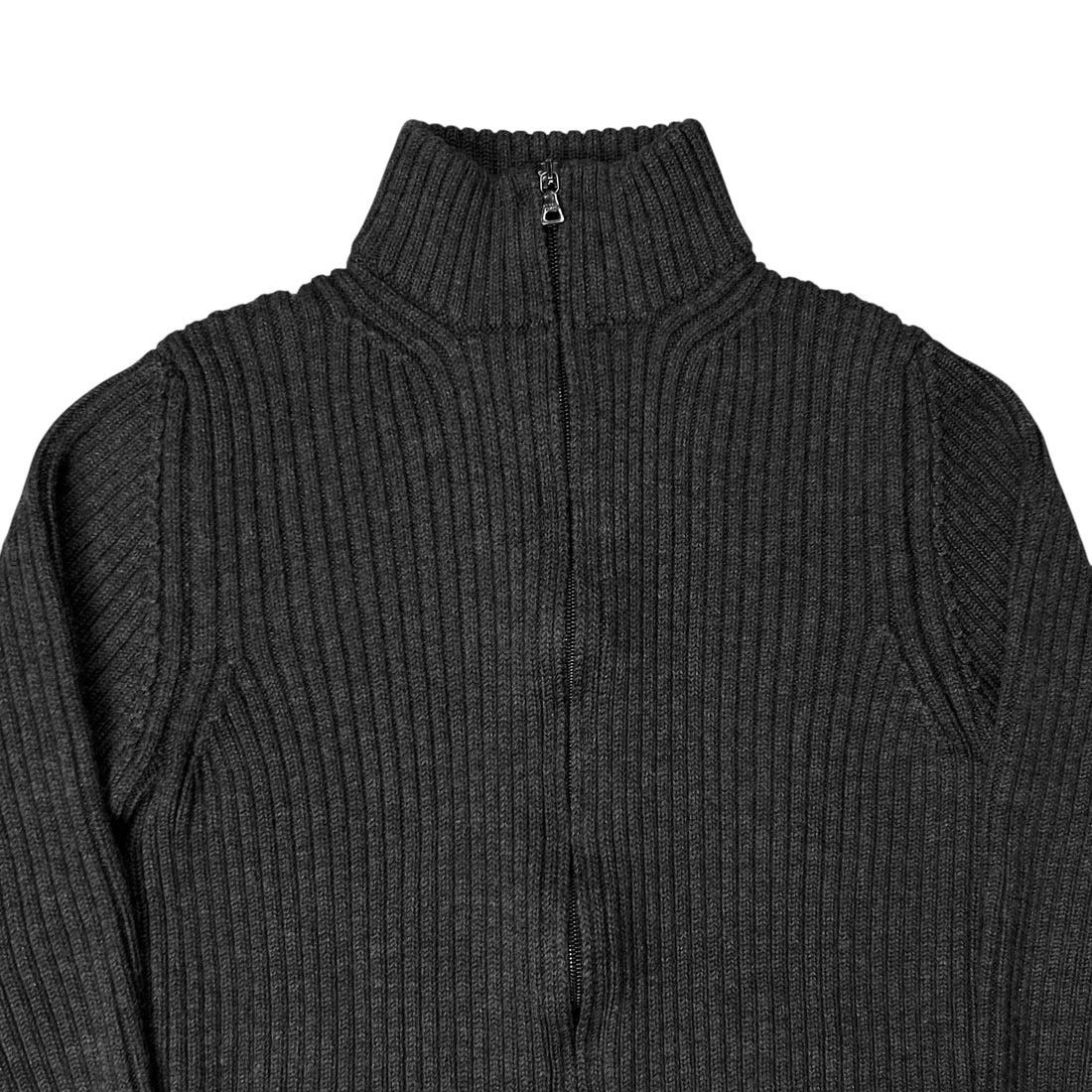Prada Prada Ribbed Zip Knit Sweater Size US S / EU 44-46 / 1 - 4 Thumbnail