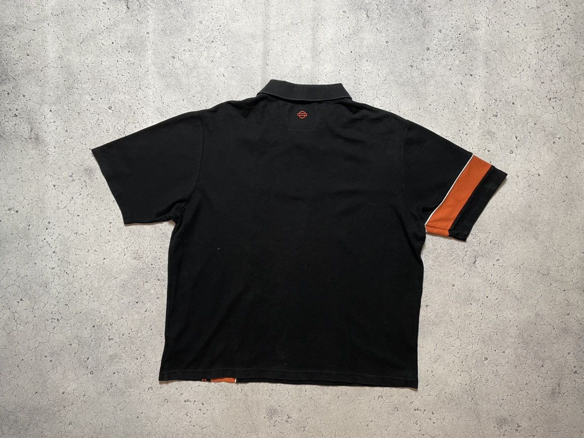 Harley Davidson × Vintage Vintage Harley Motor Davidson Polo Shirt Size US XL / EU 56 / 4 - 2 Thumbnail