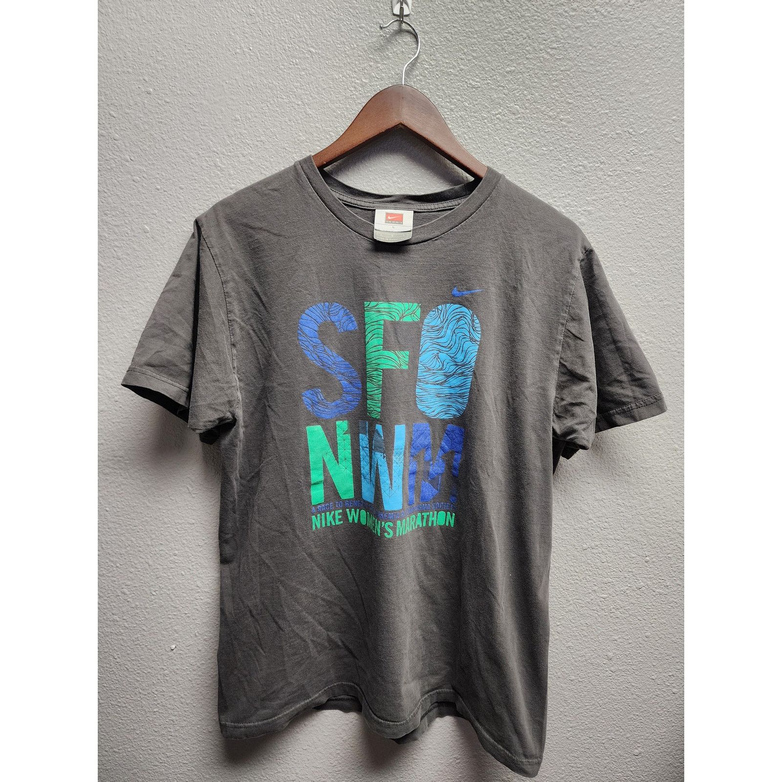 Nike Nike San Francisco Marathon Shirt Graphic Tee Gray Running L Size US L / EU 52-54 / 3 - 1 Thumbnail