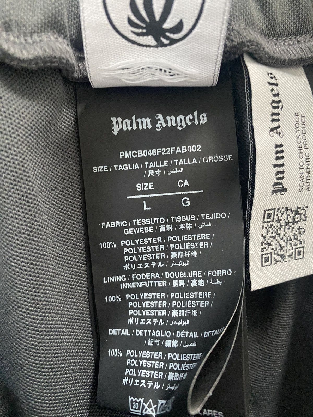 Palm Angels PALM ANGELS GREY TRACK SHORTS Size US 34 / EU 50 - 6 Thumbnail