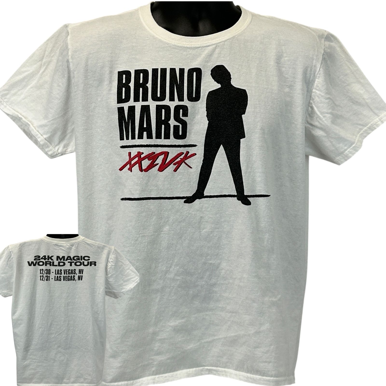 Gildan Bruno Mars 24K Magic World Tour T Shirt Mens L Large Size US L / EU 52-54 / 3 - 1 Thumbnail