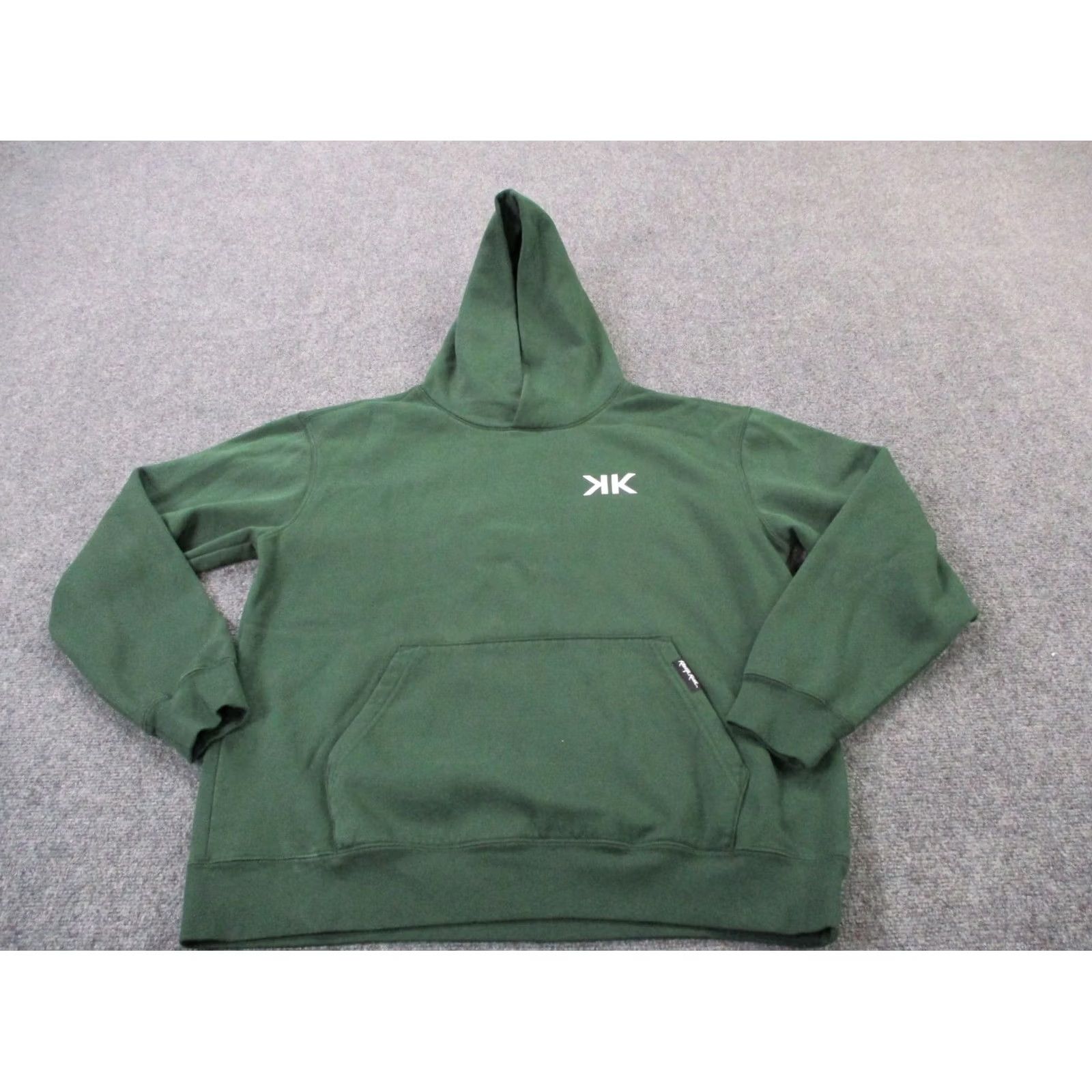 Vintage Khalifa Kush Hoodie Mens L Green Logo Pullover Hooded Sweatshirt Size US L / EU 52-54 / 3 - 2 Thumbnail