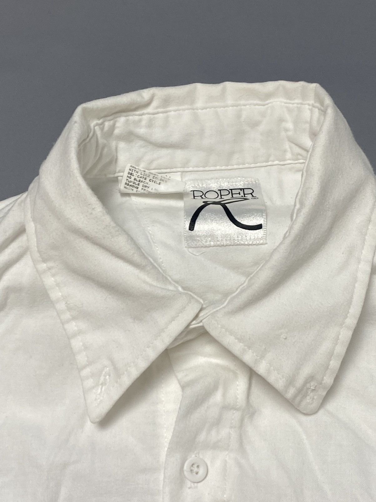 Roper 80s Roper Button Up Shirt Size L Graphic Western Cowboy USA Size US L / EU 52-54 / 3 - 7 Thumbnail