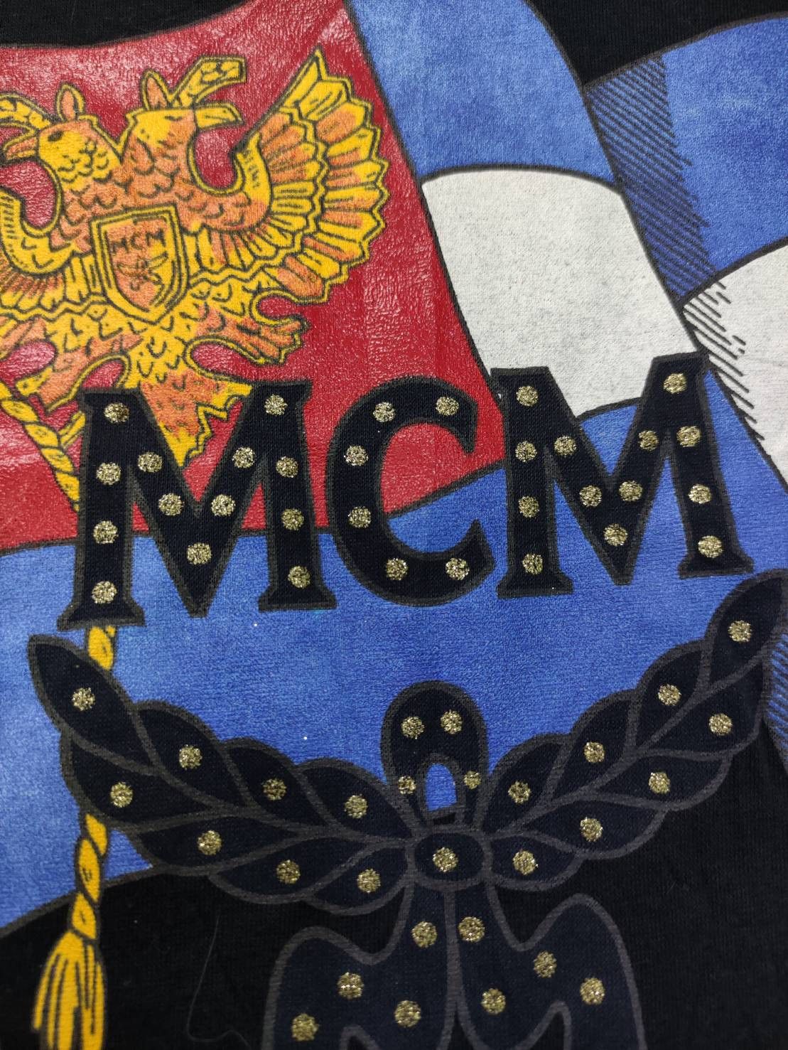 MCM Vtg MCM " Take The Best " Words Flag T-Shirt Size US M / EU 48-50 / 2 - 3 Thumbnail