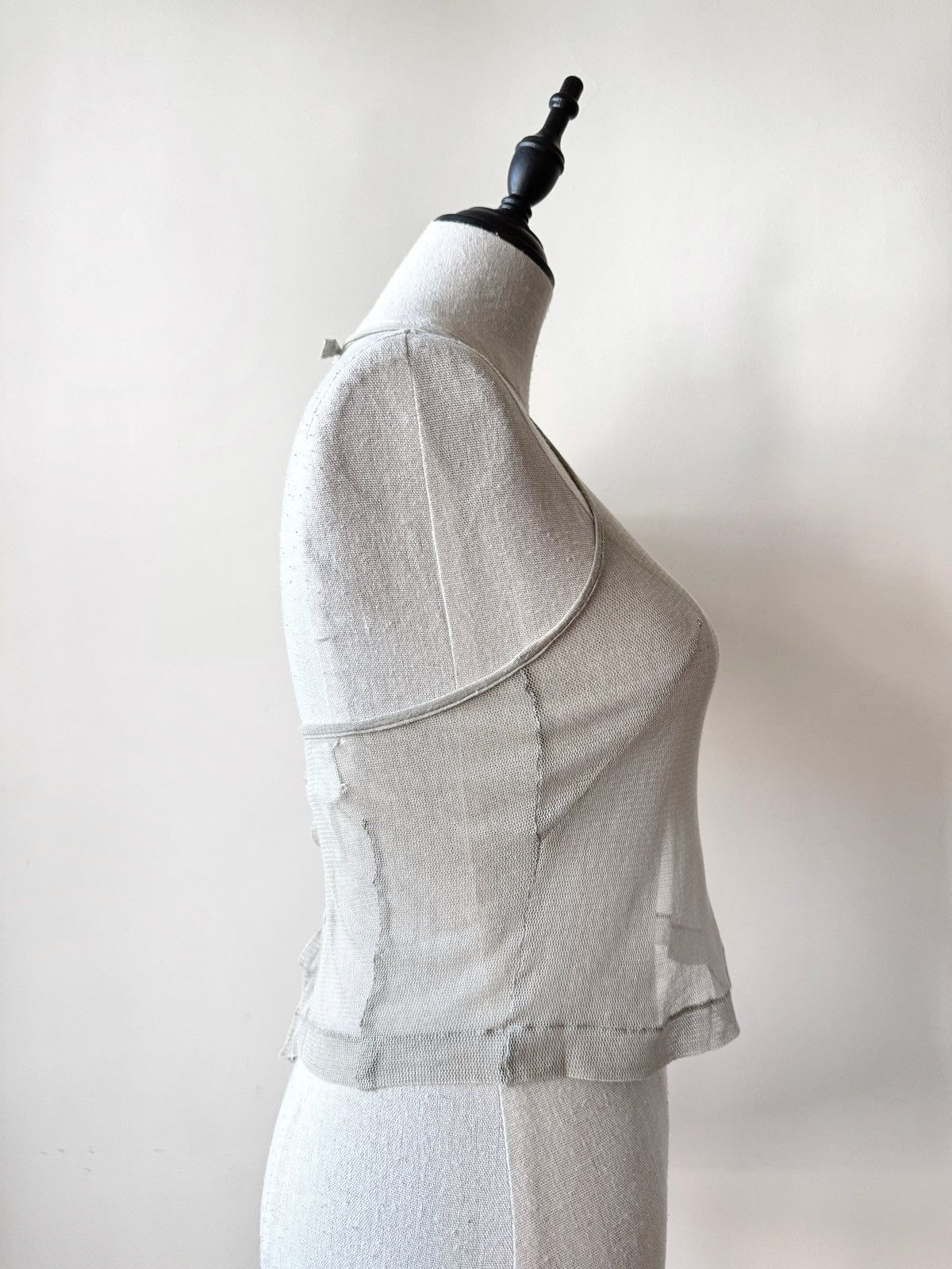 Maison Margiela Maison Martin Margiela 1990's Exposed Seams Halter Mesh Top Size M / US 6-8 / IT 42-44 - 3 Thumbnail