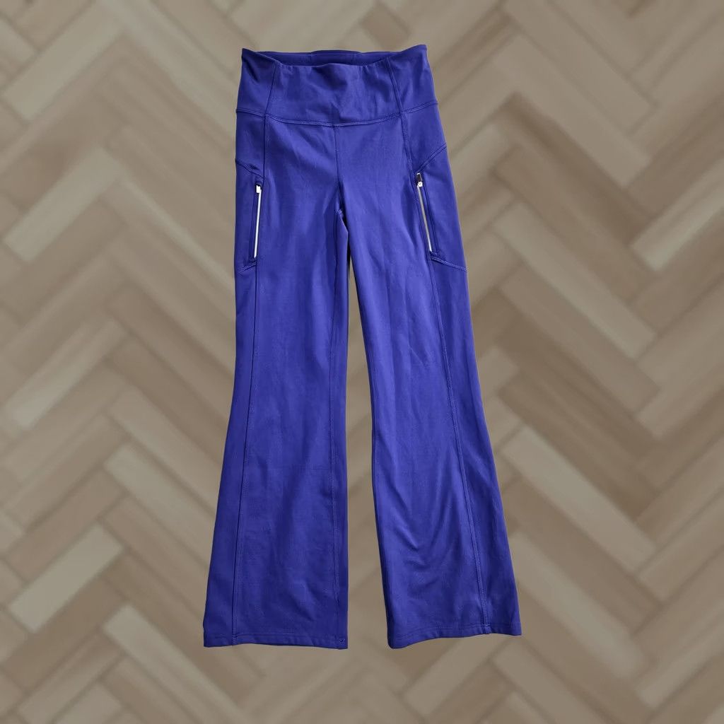 Athleta Athleta Pants Womens Petite Small Purple Rainier Bootcut Pant Zip Pockets Hiking Size 28" / US 6 / IT 42 - 1 Thumbnail