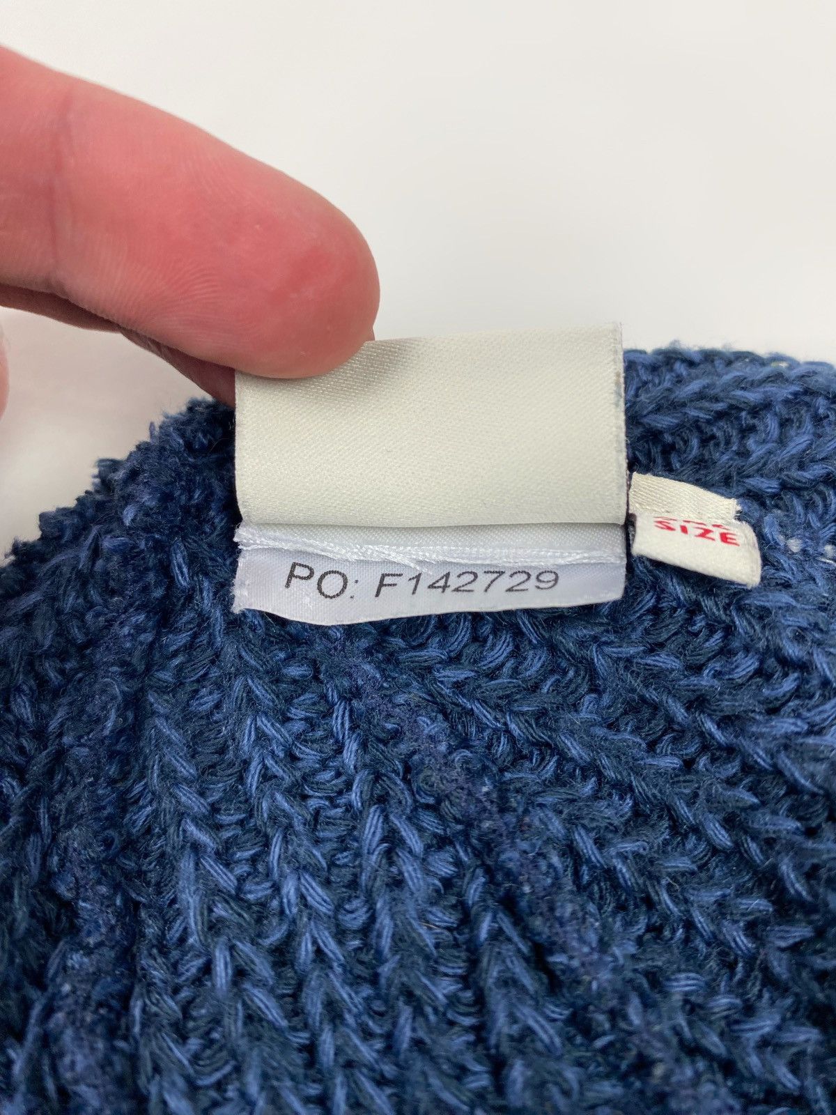 Fjallraven Fjallraven Blue Melange Chunky Knit Beanie Hat Size ONE SIZE - 9 Thumbnail