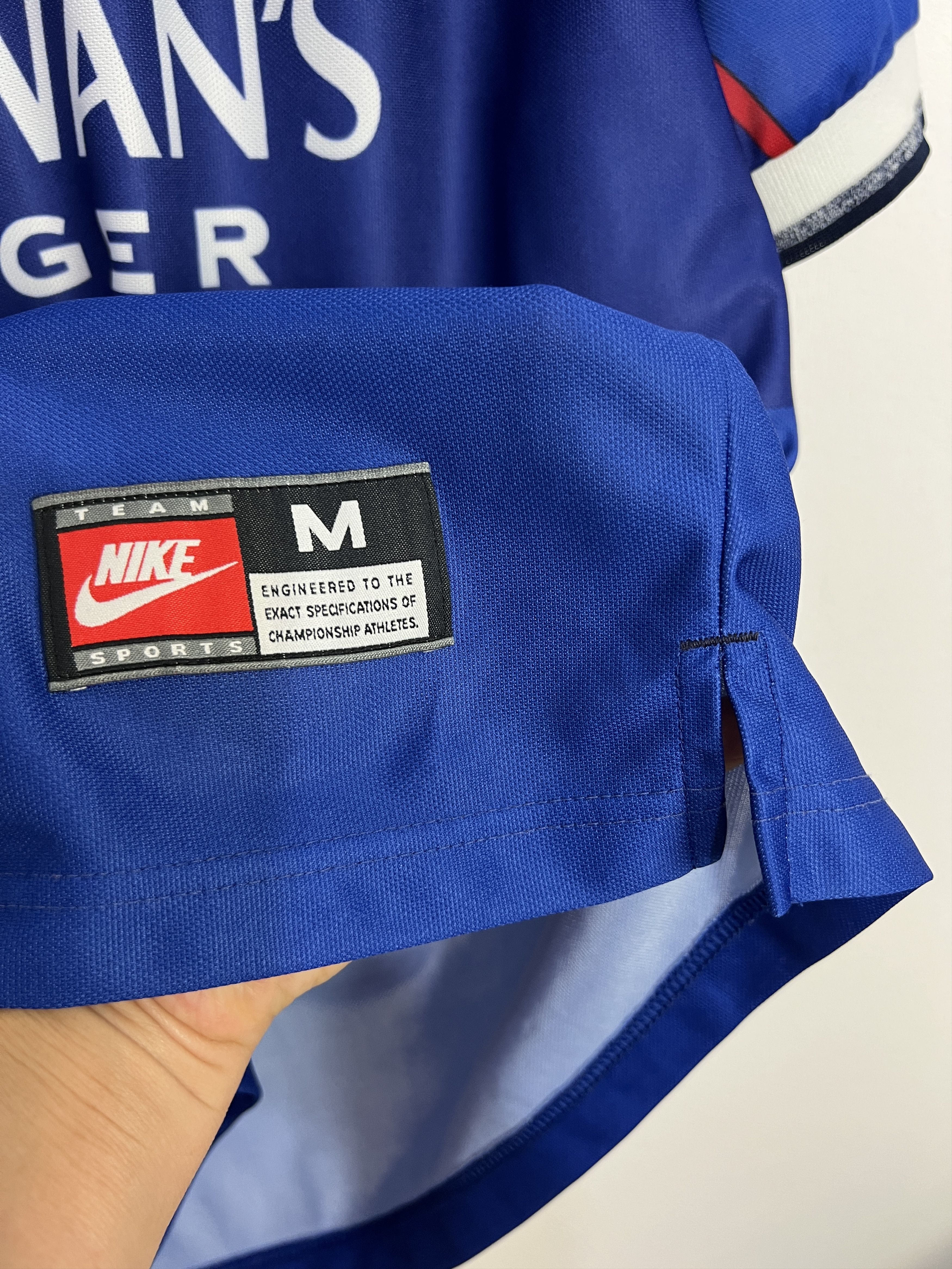 Nike Rangers Home football shirt 1997 Soccer Nike Jersey Size US M / EU 48-50 / 2 - 5 Thumbnail