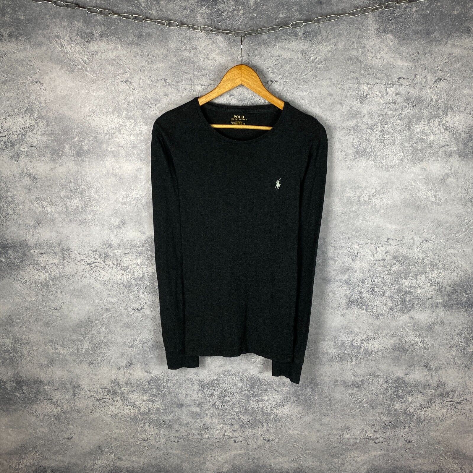 Polo Ralph Lauren Polo Ralph Lauren Men's Longsleeve Size M Gray Cotton ` Size US M / EU 48-50 / 2 - 1 Thumbnail