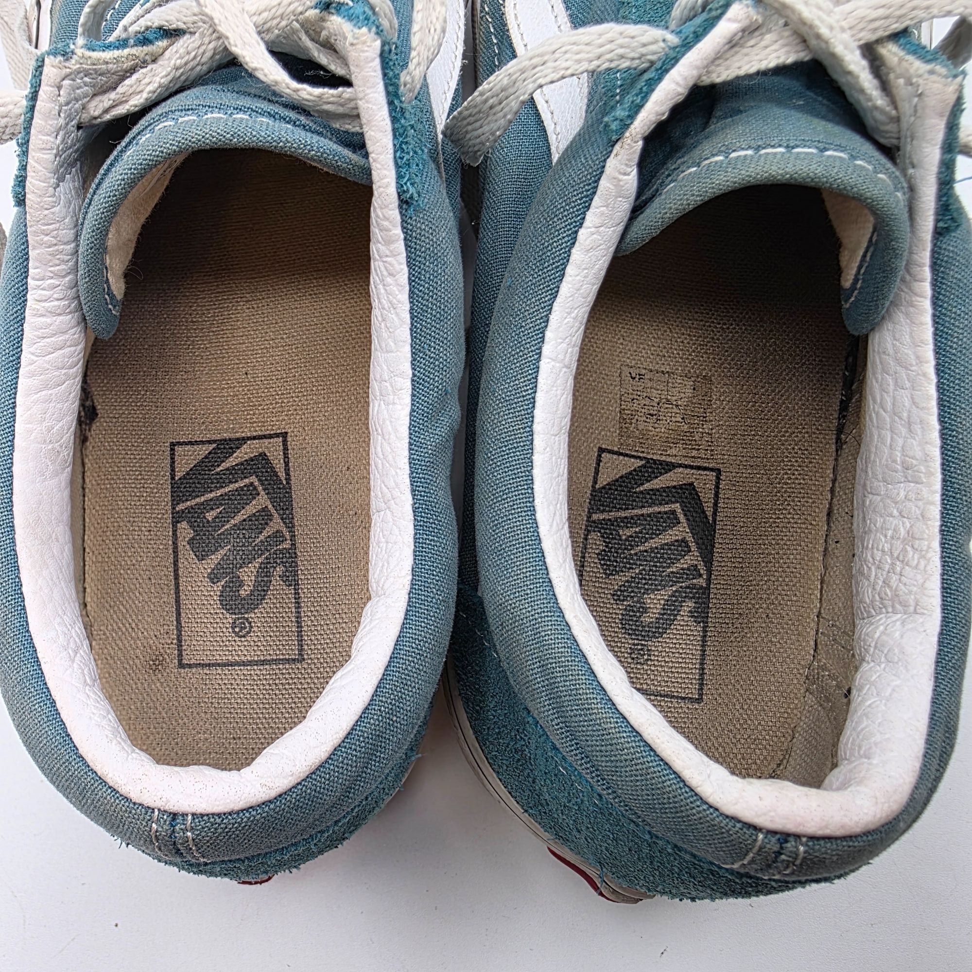 Vans Vans Old Skool Womens Size 9 Blue White Suede Canvas Skate S Size US 9 / IT 39 - 9 Thumbnail