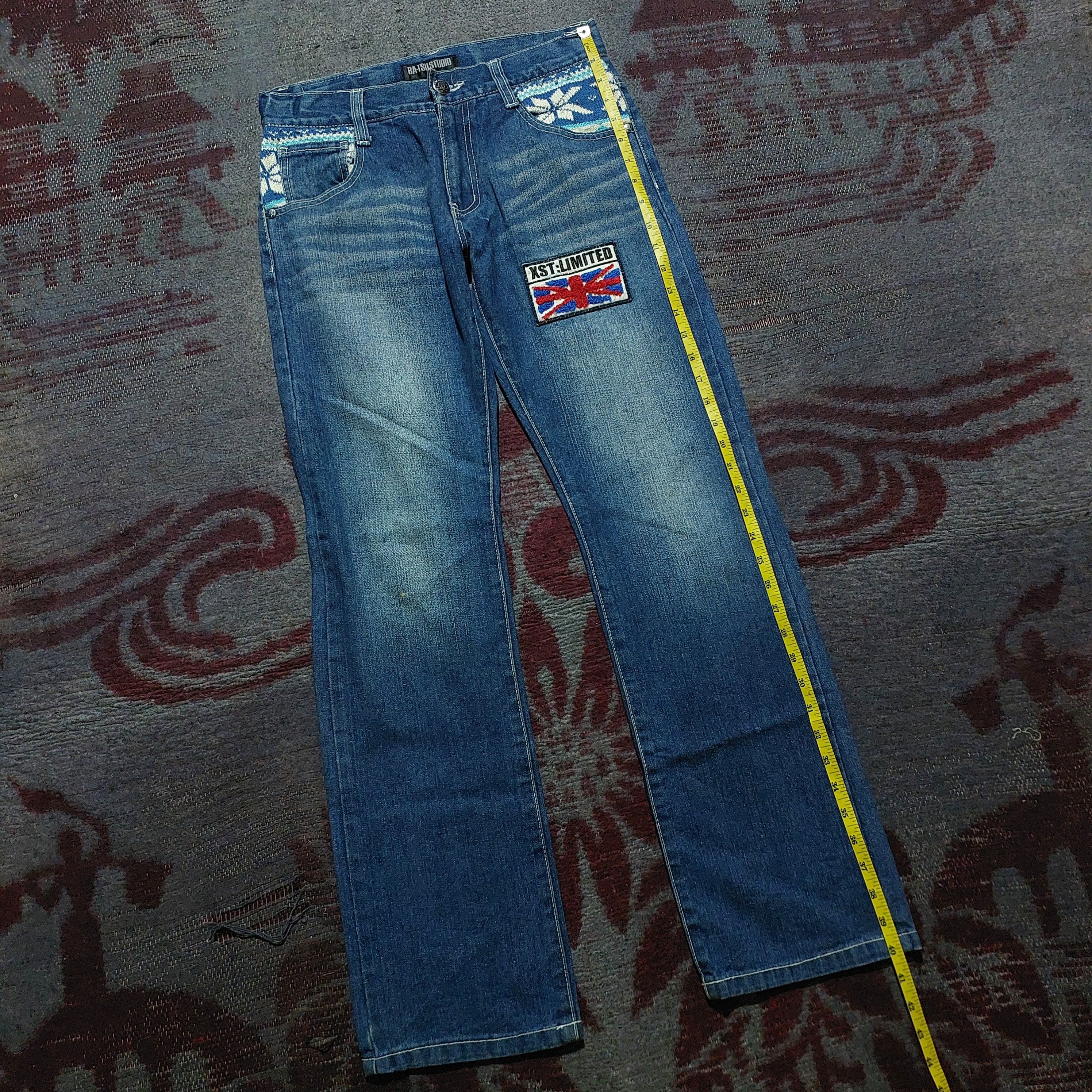Japanese Brand BA-TSUSTUDIO navajo pocket wol blue jeans Size US 30 / EU 46 - 16 Thumbnail