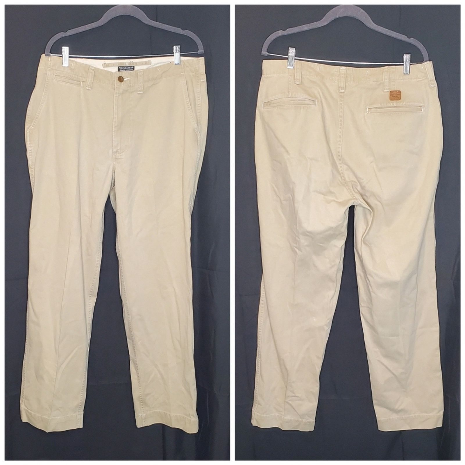 Polo Ralph Lauren Polo Jeans Co Ralph Lauren Tan Jeans 34x32 Size US 34 / EU 50 - 1 Thumbnail