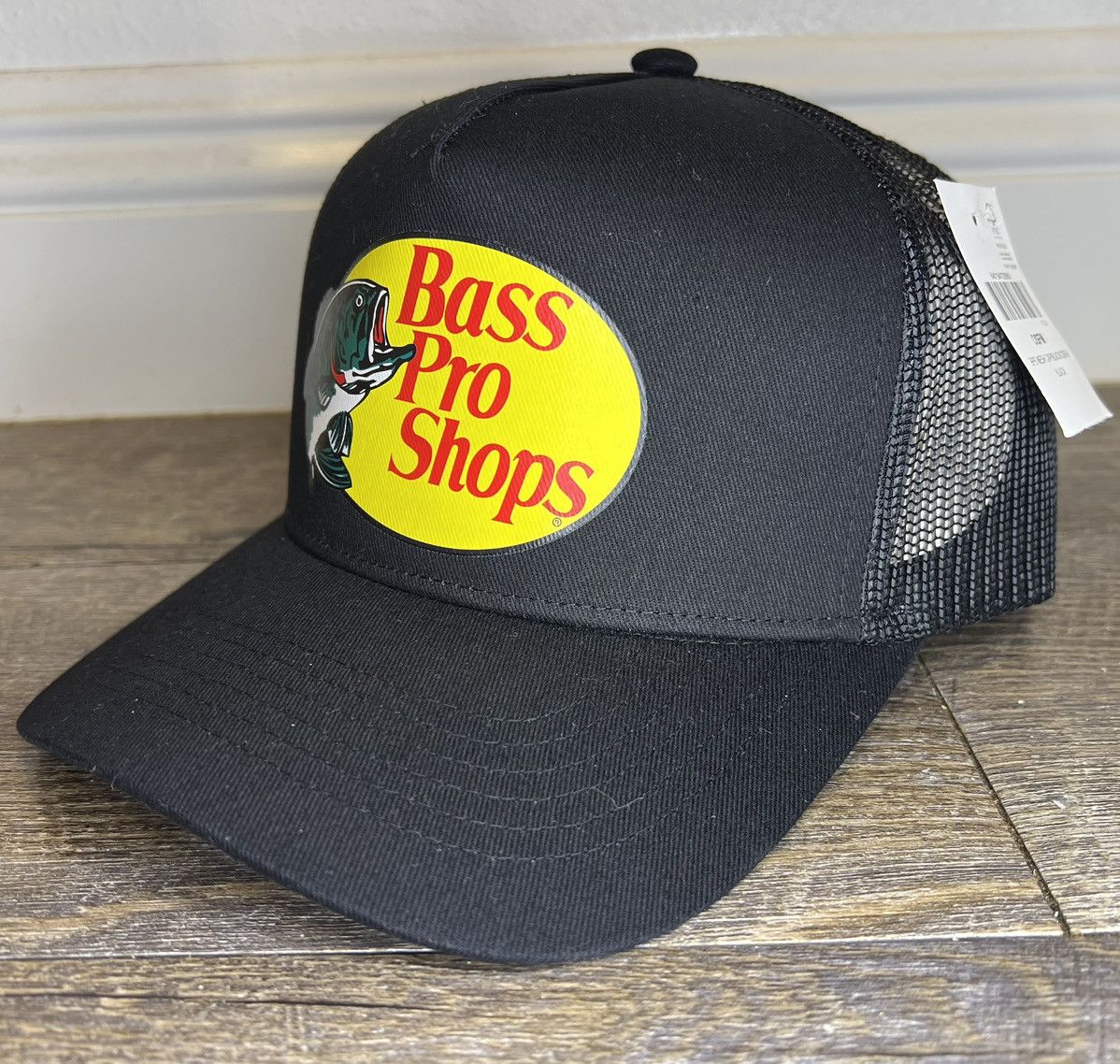Bass Pro Shops Bass Pro Shops Black Trucker Hat Size ONE SIZE - 1 Thumbnail
