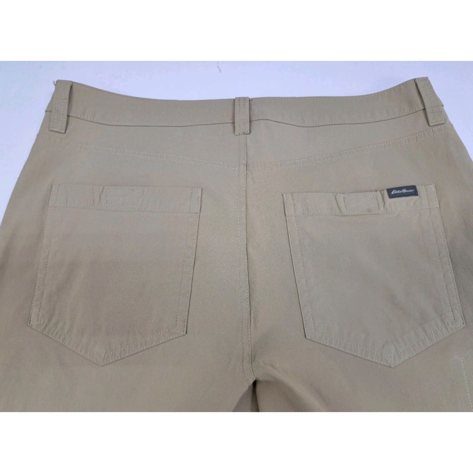 Eddie Bauer Eddie Bauer Mens Beige Tech Pants Size 34/32 Nylon Blend Side Zip Pocket 7079 Chino Straight Inseam 32 Regular Mens Size US 34 / EU 50 - 5 Thumbnail