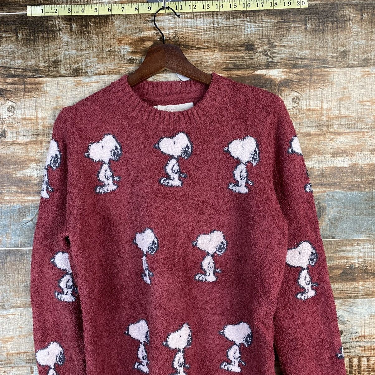 Peanuts DL Peanuts Pique Red Knitwear sweatshirt #C1059 Size M / US 6-8 / IT 42-44 - 2 Thumbnail