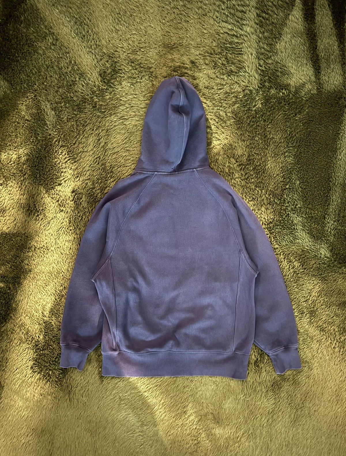 Carhartt Wip [L] Carhartt WIP GARRET Quarter Zip Logo Hoodie Washed Navy Size US L / EU 52-54 / 3 - 6 Thumbnail