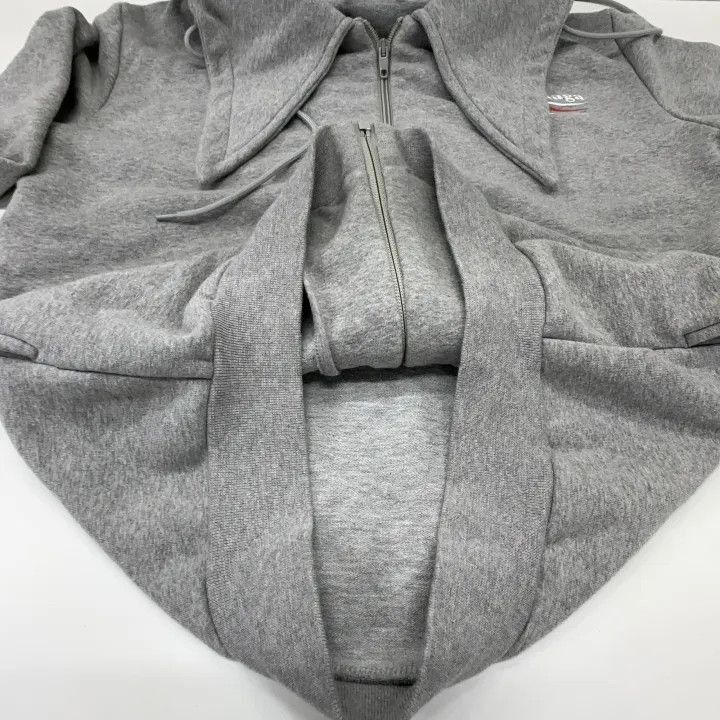 Balenciaga Balenciaga Balenciaga Logo Print ZipUp Hooded Sweatshirt - Size US L / EU 52-54 / 3 - 7 Thumbnail