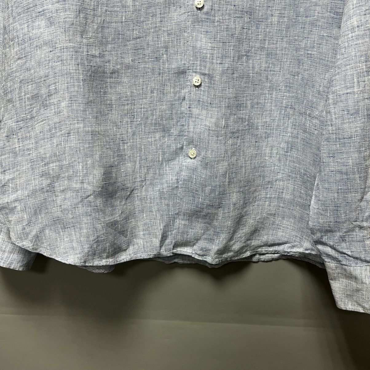 Orlebar Brown Orlebar Brown Shirt Linen Long Sleeve Button Down Size US XXL / EU 58 / 5 - 8 Thumbnail