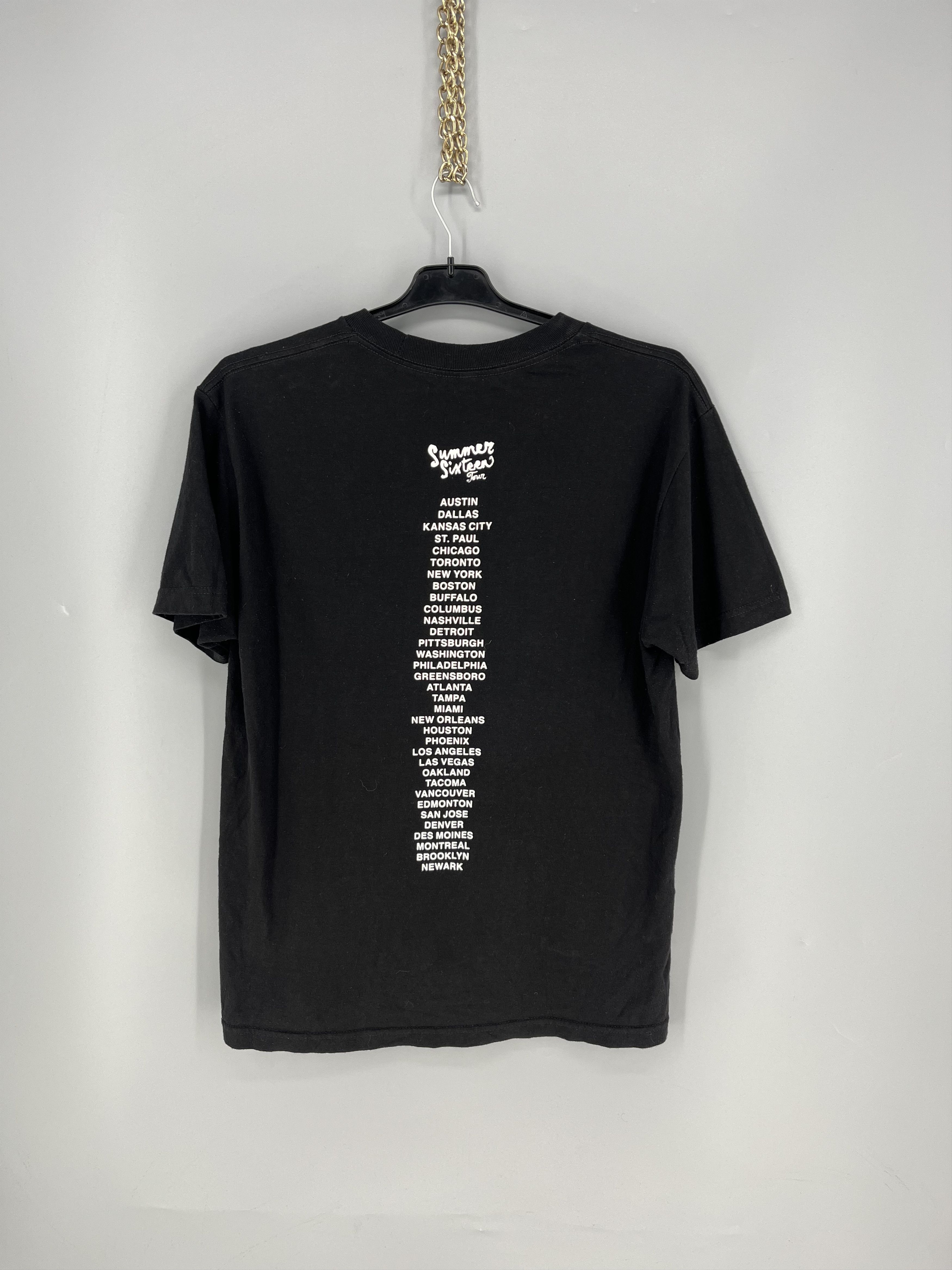 Drake Vintage 2016 Summer Sixteen Tour Tee OVO Merch Size US M / EU 48-50 / 2 - 7 Thumbnail