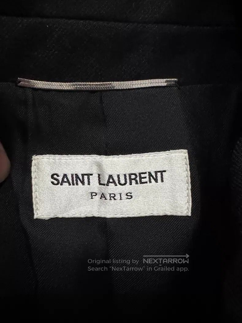 Saint Laurent Paris Saint Laurent Paris Revere Collar Double-breasted Striped Size US S / EU 44-46 / 1 - 5 Thumbnail
