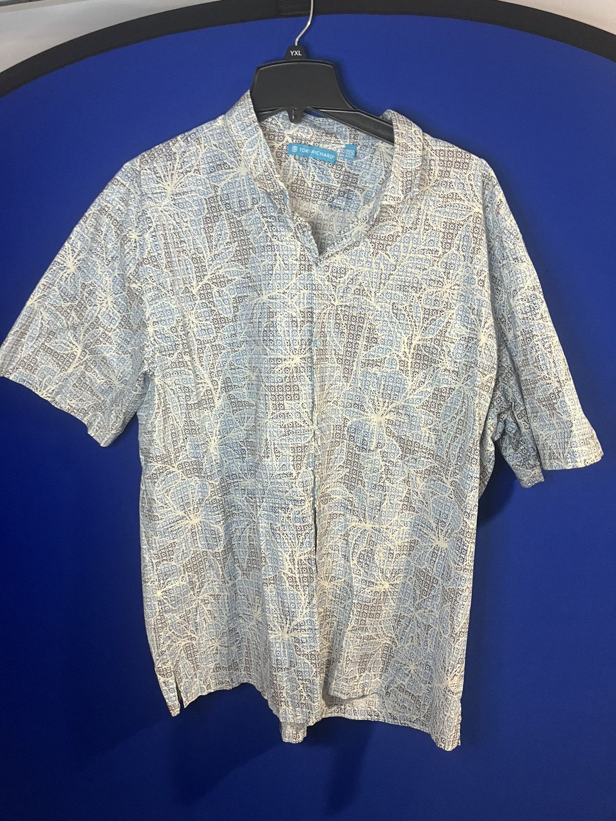 Tori Richard 💥 RARE 💥 Tory Richard Fern Floral All Over Print Shirt Size US XXL / EU 58 / 5 - 1 Thumbnail