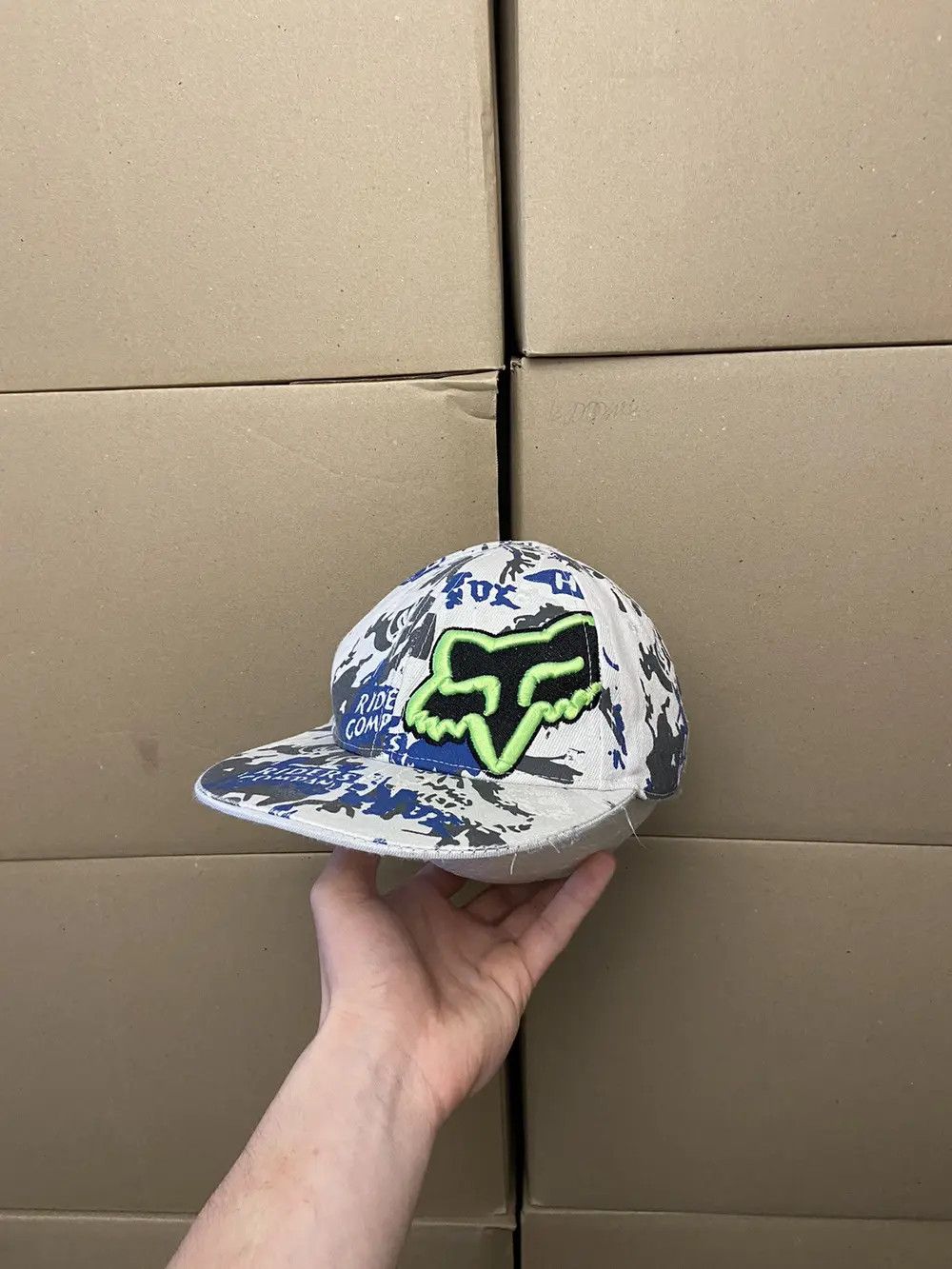 Fox Racing VINTAGE FOX RACING CAP HAT Y2K MOTO JAPANESE SKATE F1 Size ONE SIZE - 1 Thumbnail
