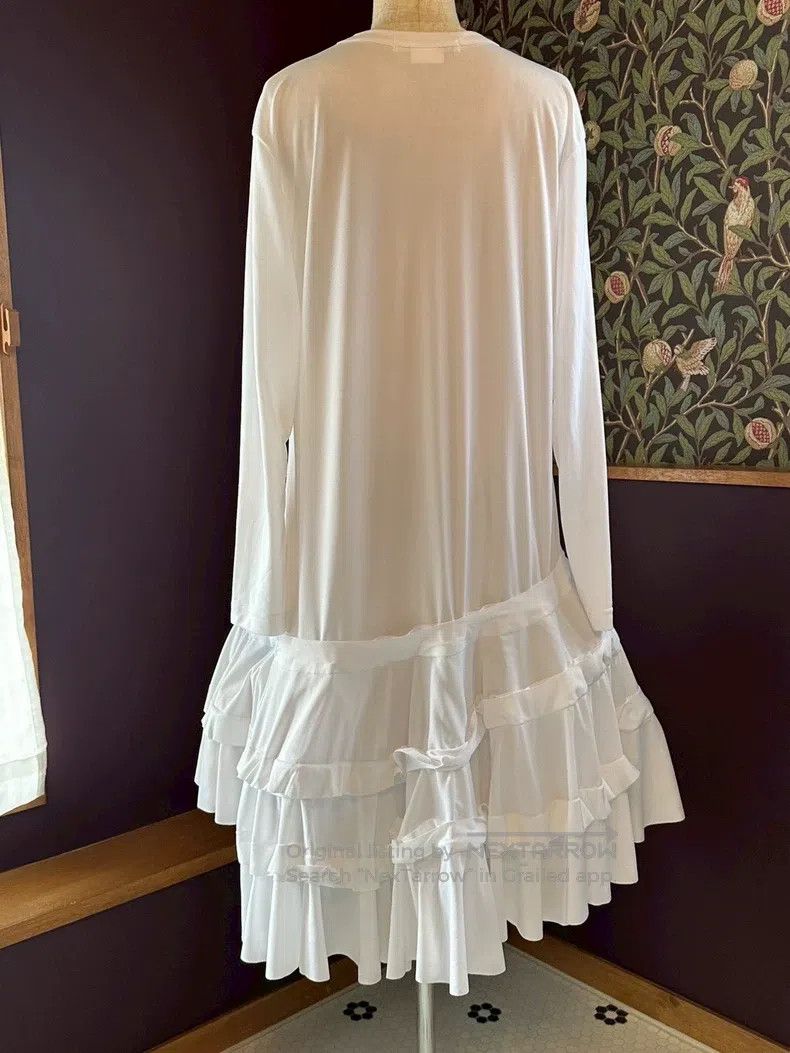 Comme des Garcons Comme Des Garcons White layered skirt dress m size Size M / US 6-8 / IT 42-44 - 2 Thumbnail