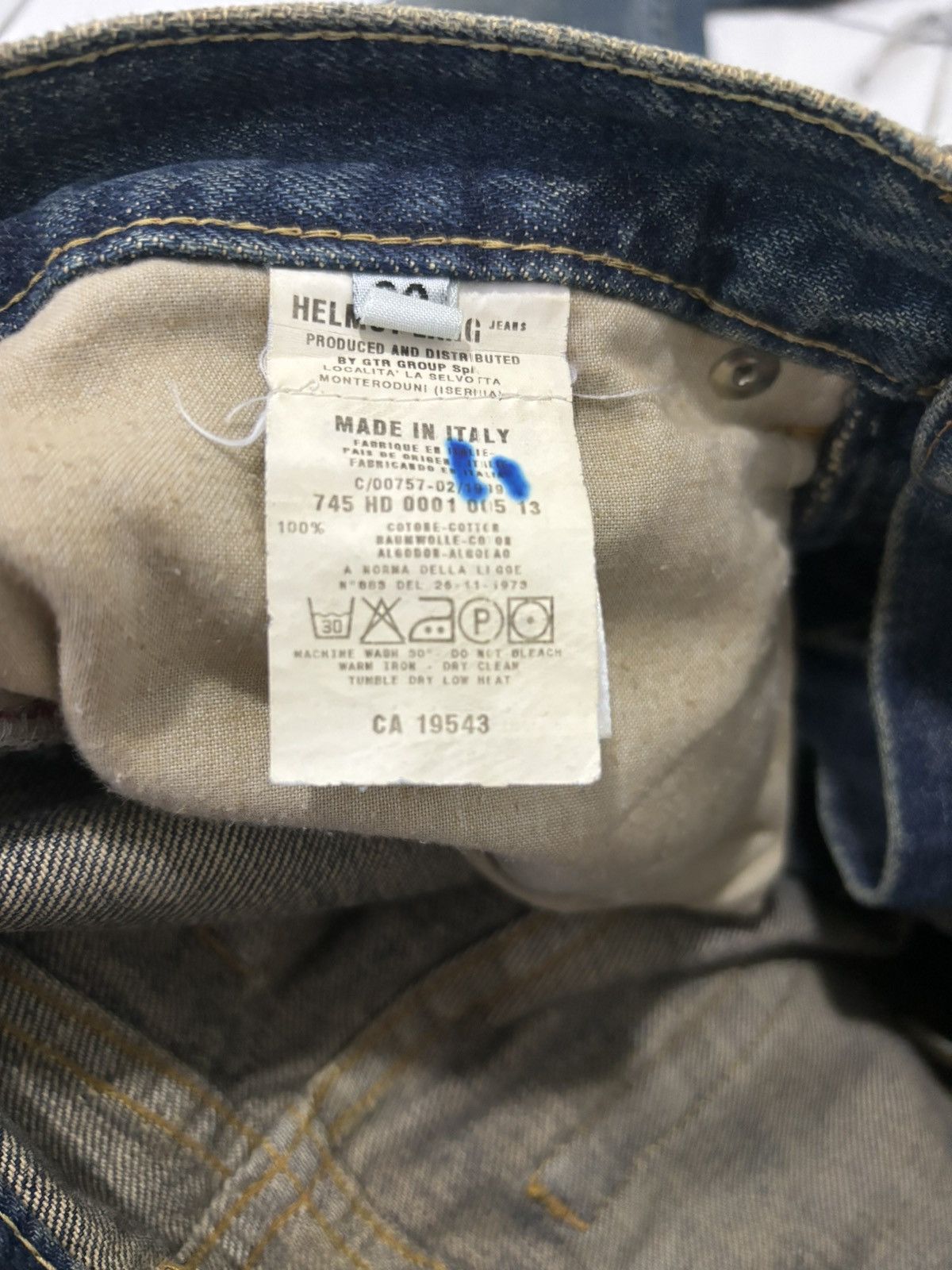 Helmut Lang × Vintage Grail 🔥 Iconic Helmut Lang denim 1999 Size US 28 / EU 44 - 5 Thumbnail