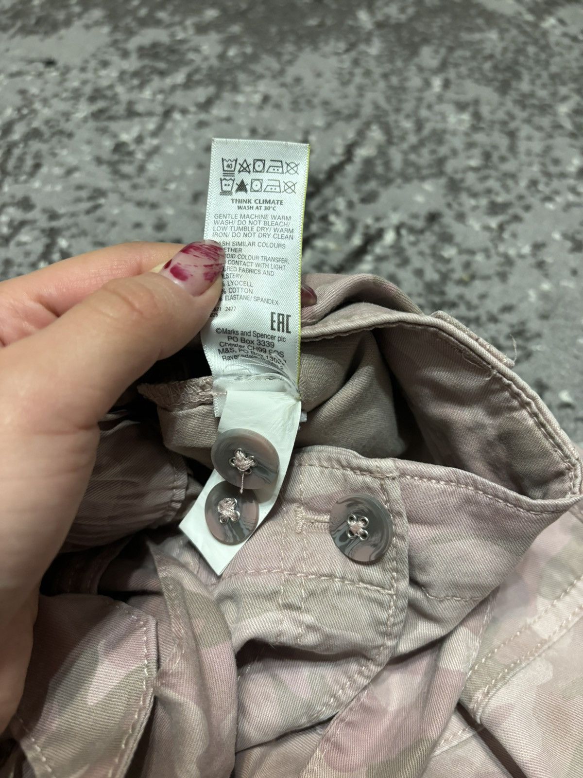 Other Military Y2K Multipocket Pink Camo M&S Pants Size 28" / US 6 / IT 42 - 8 Thumbnail
