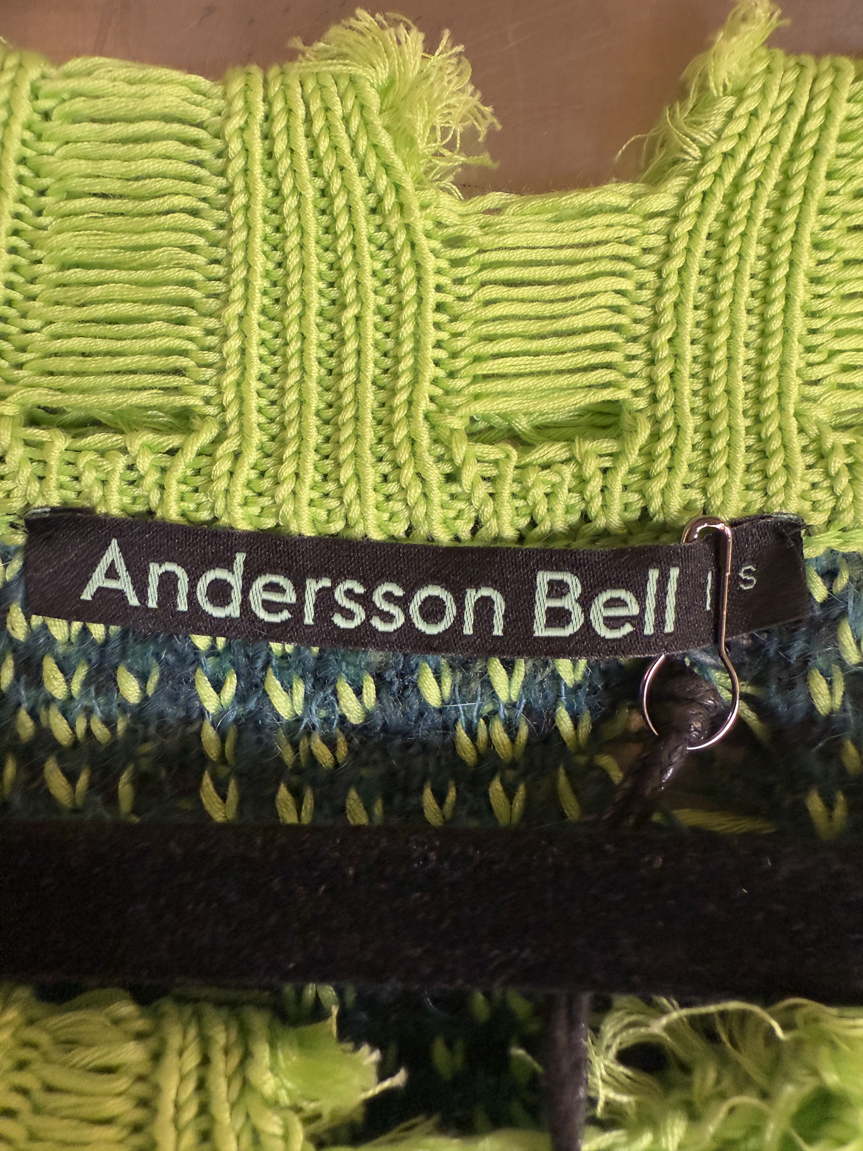 Andersson Bell $525 NWT Andersson Bell Theydon Spider V-Neck Sweater Size US S / EU 44-46 / 1 - 8 Thumbnail