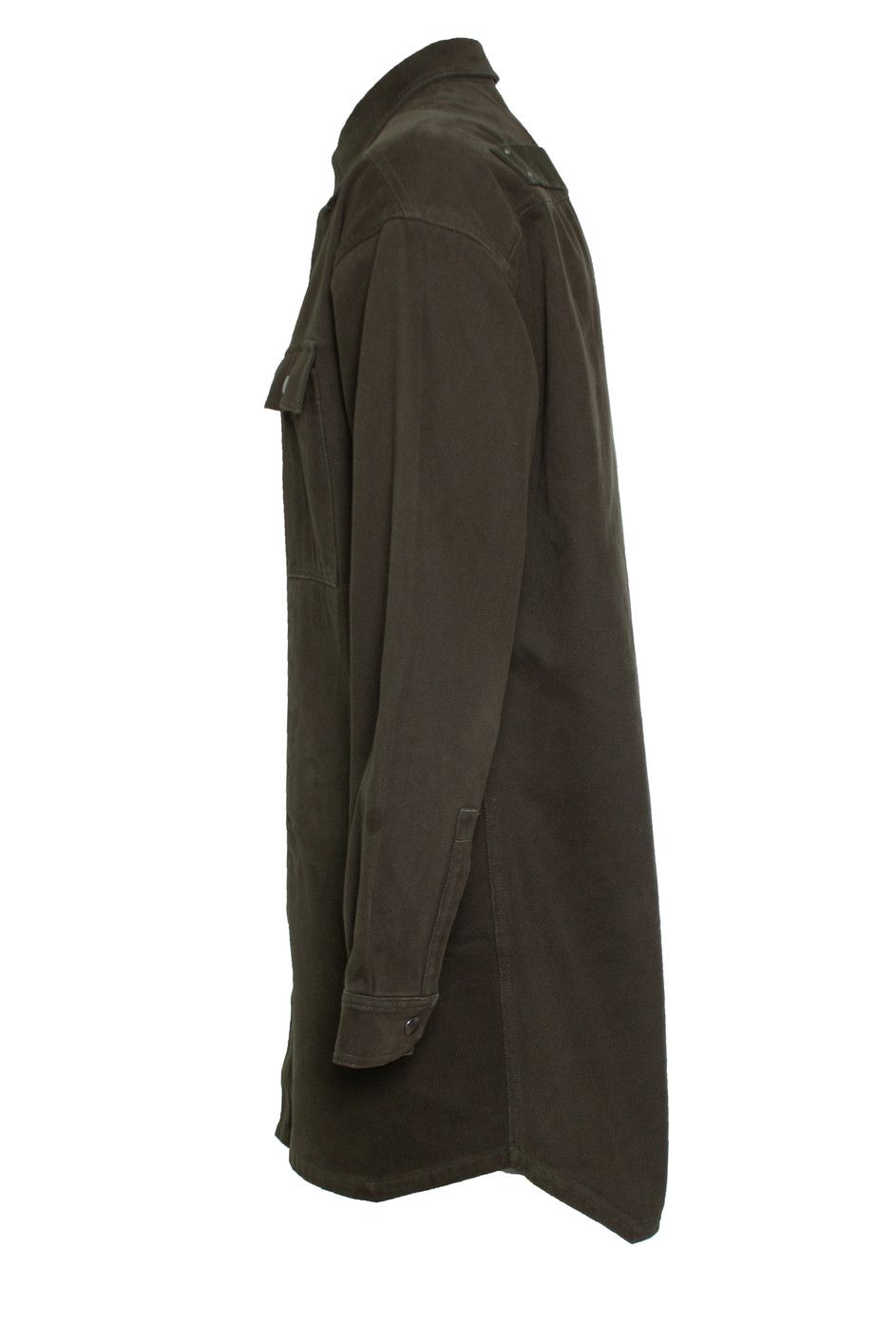 Rick Owens Rick Owens, Strobe FW22 green overshirt Size US M / EU 48-50 / 2 - 2 Thumbnail
