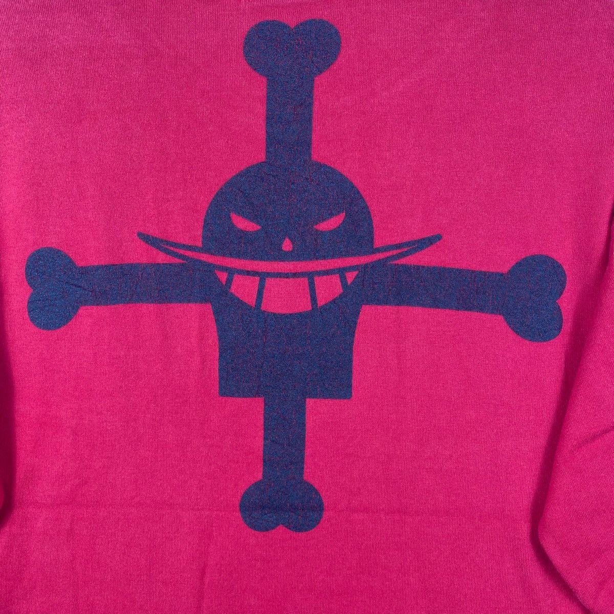 Anime Vintage One Piece PORTGAS D. ACE Necklace Logo Longsleeve Size US M / EU 48-50 / 2 - 5 Thumbnail