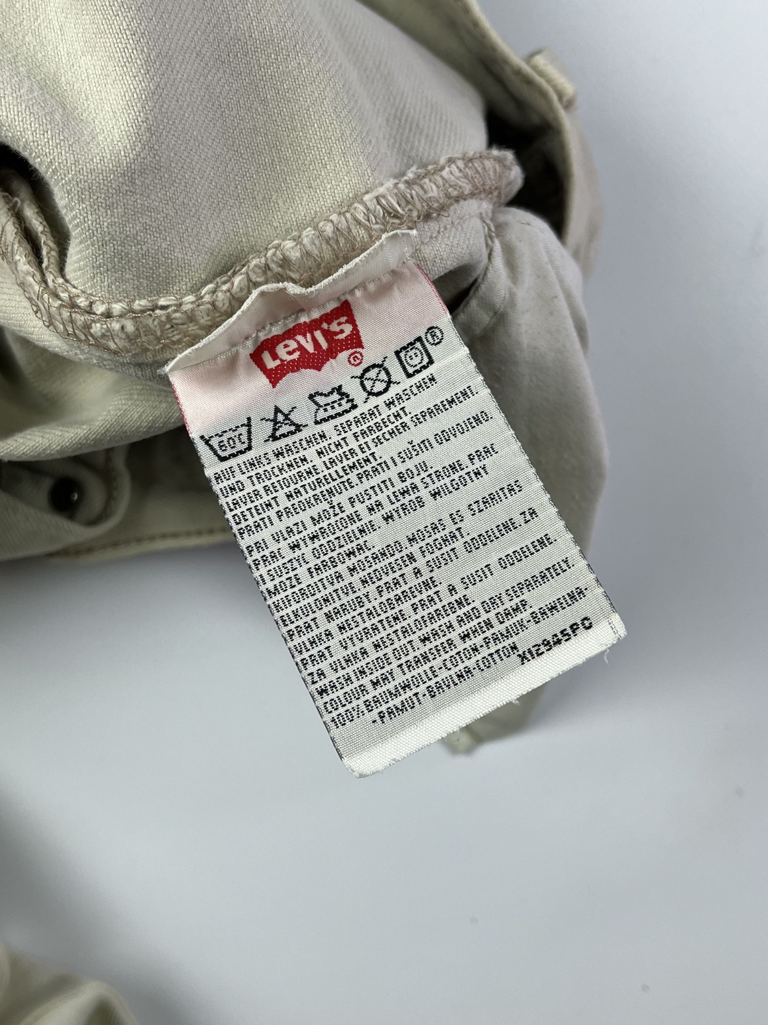 Levi's × Vintage 00s LEVIS 501 Vintage Cream Jean Size US 33 - 4 Thumbnail