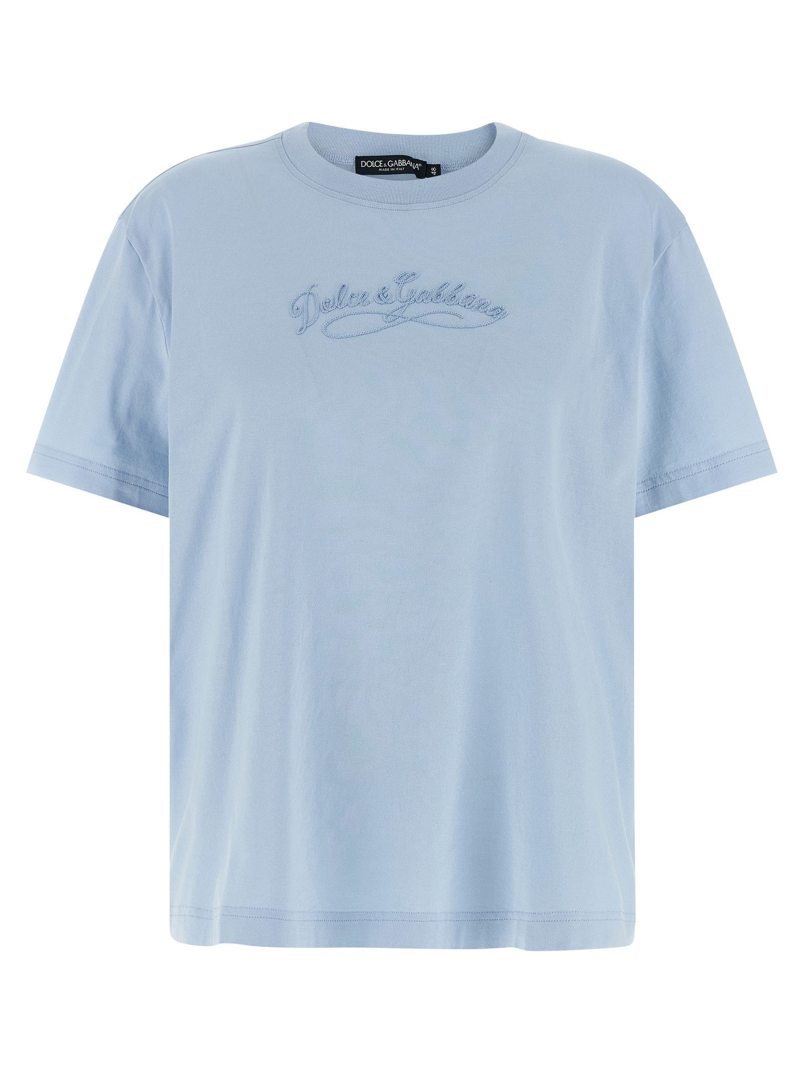 Dolce & Gabbana Chain Embroidery T-Shirt Size M / US 6-8 / IT 42-44 - 1 Thumbnail