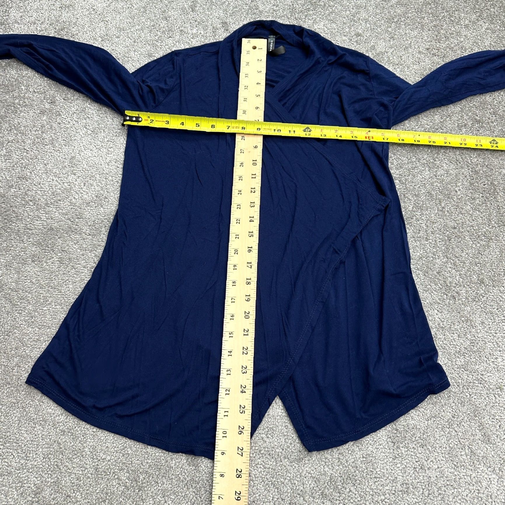 Vintage Rags & Coutures Cardigan Sweater Womens Small Blue Lightweight Rayon Casual Size S / US 4 / IT 40 - 7 Thumbnail