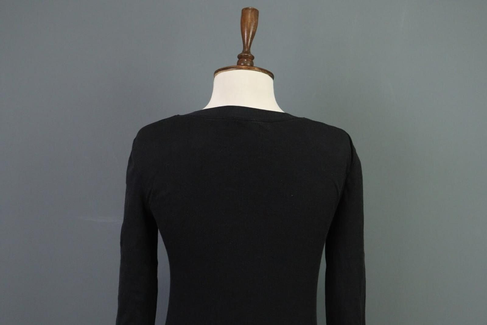 Wolford Wolford Black Knitted V-Neck Casual Pullover Sweater Size M / US 6-8 / IT 42-44 - 9 Thumbnail