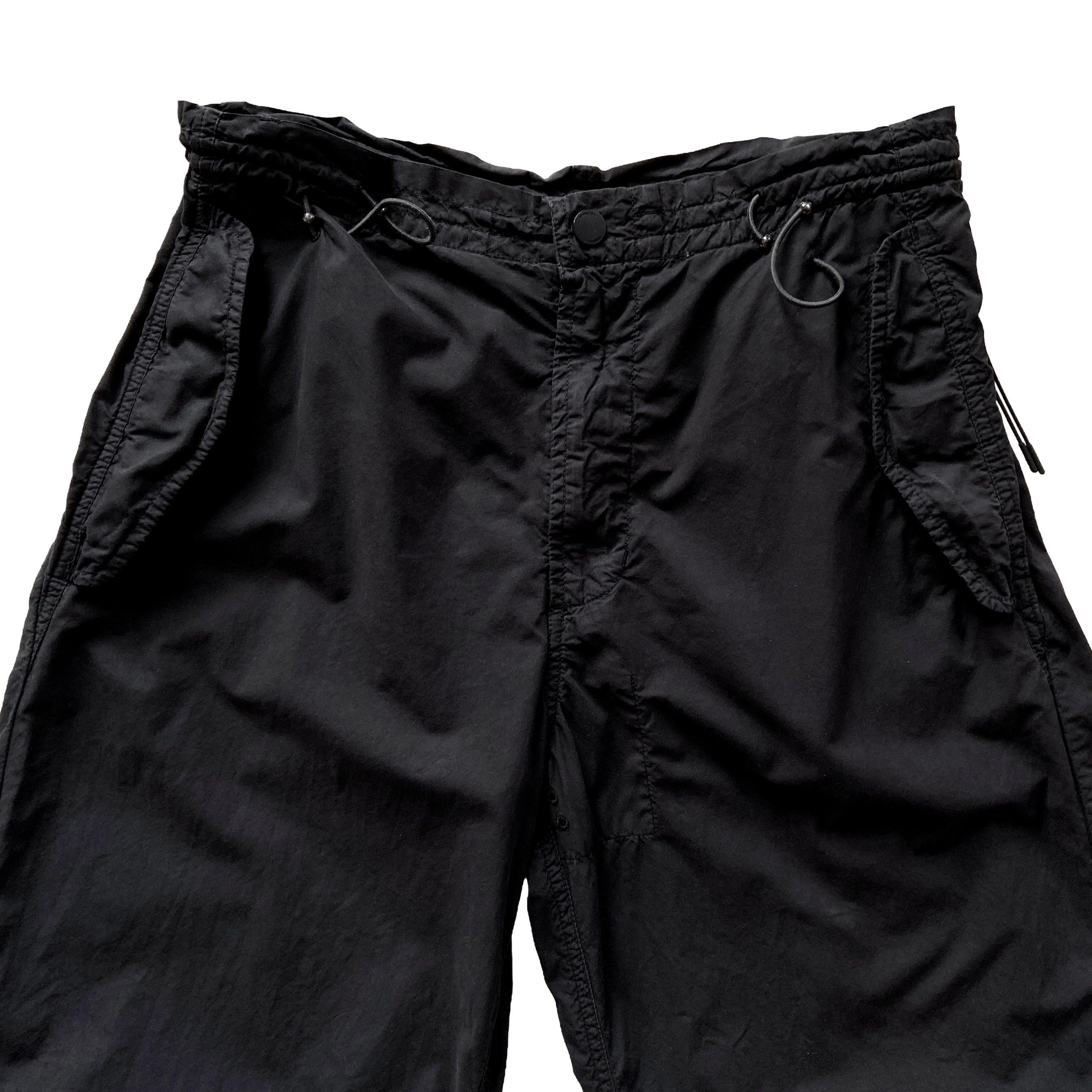 Maharishi MAHARISHI BLACK EMBROIDERED CARGO PANTS Size US 30 / EU 46 - 2 Thumbnail
