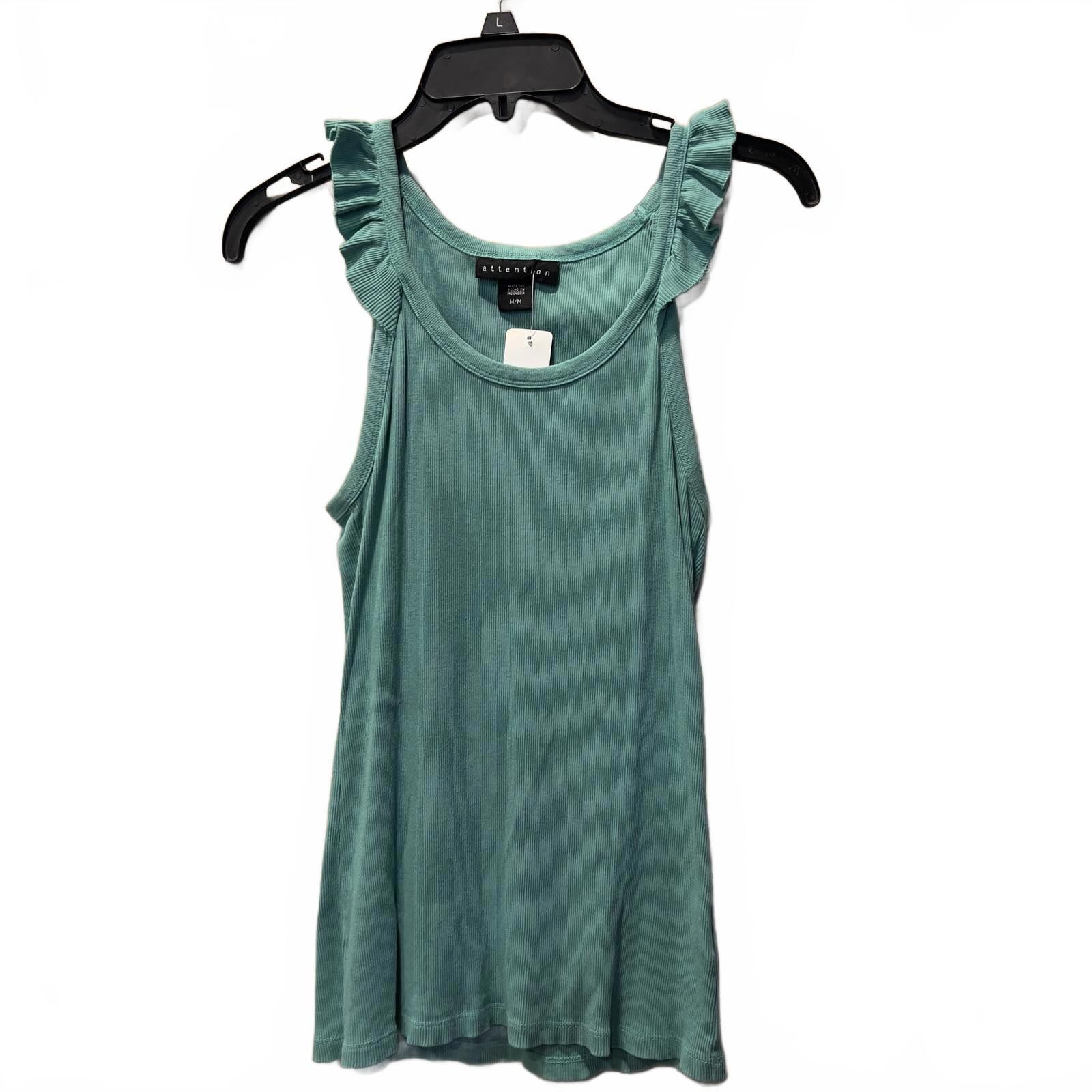Other Attention Women's Sleeveless Tank Top with Ruffle Detail, M Size M / US 6-8 / IT 42-44 - 1 Thumbnail