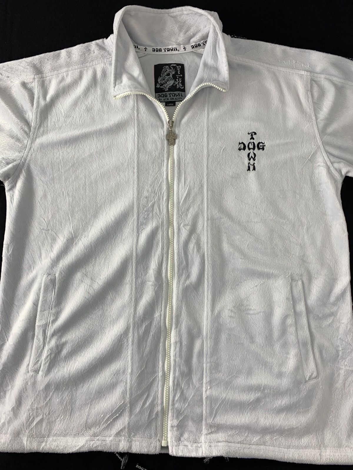 Dogtown Hype Dog Town Black Dragon Fleece Zip Up Embroidery Jacket Size US L / EU 52-54 / 3 - 3 Thumbnail