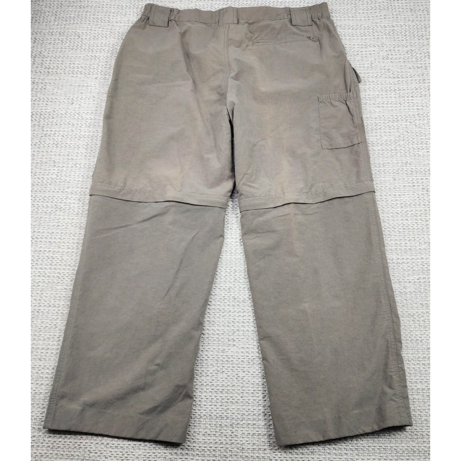 Vintage Rugged Earth Outfitters Pants Mens 34x24 Brown Convertible Cargo Hiking Outdoor Shirt Size US 34 / EU 50 - 2 Thumbnail