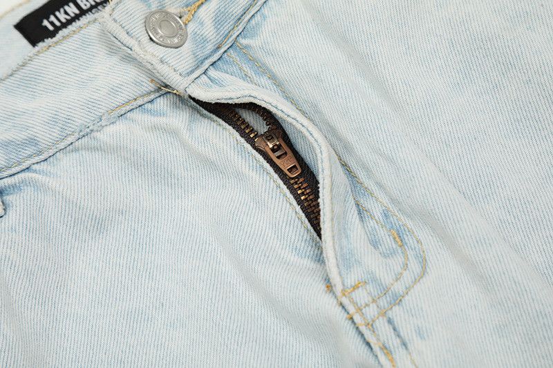 Jean American retro men's multi-pocket straight jeans Size US 32 / EU 48 - 4 Thumbnail