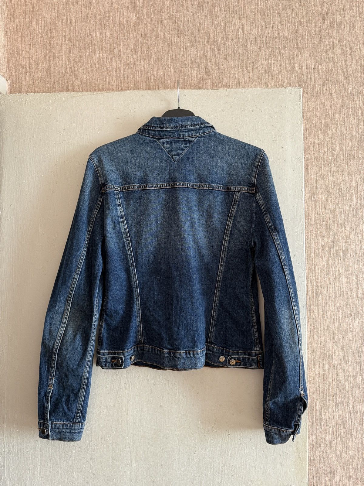 Tommy Hilfiger Vintage Tommy Hilfiger Denim Jacket Women Classic Trucker Size M / US 6-8 / IT 42-44 - 10 Thumbnail