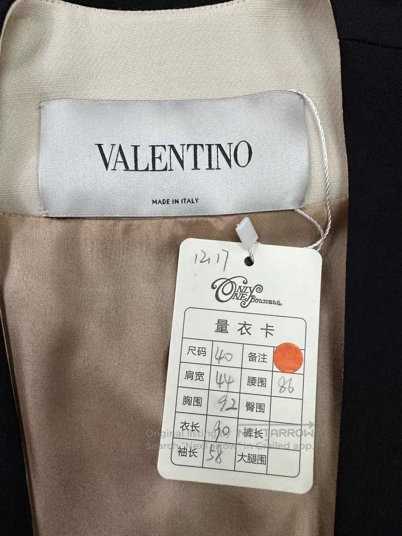 Valentino Valentino Silk wool dress with bow Size S / US 4 / IT 40 - 4 Thumbnail