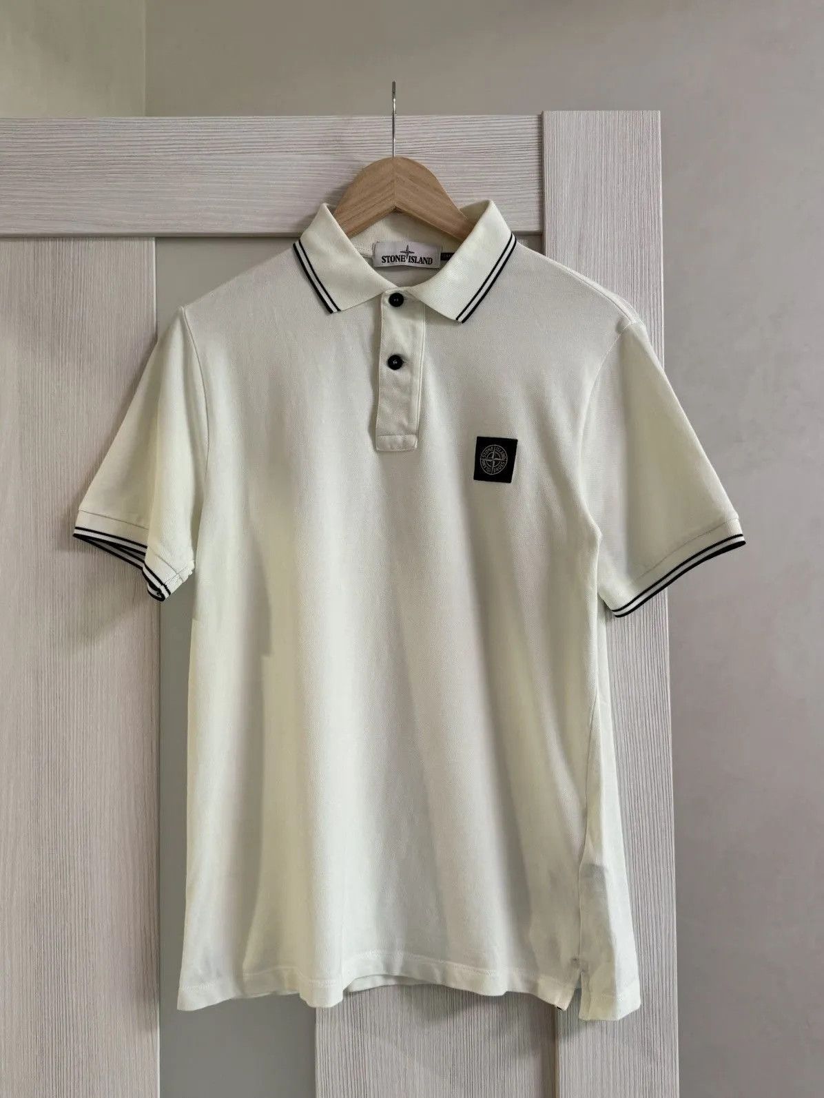 Massimo Osti Vintage Stone Island Polo Shirt Patch Program Logo Size US M / EU 48-50 / 2 - 10 Thumbnail