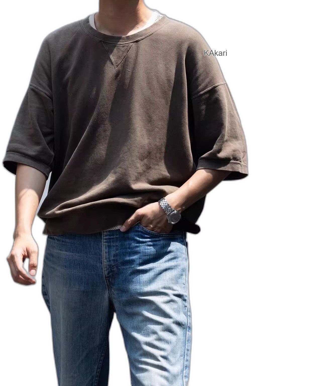 Visvim visvim Mud-Dyed 3/4 Sleeve Size US XL / EU 56 / 4 - 1 Thumbnail