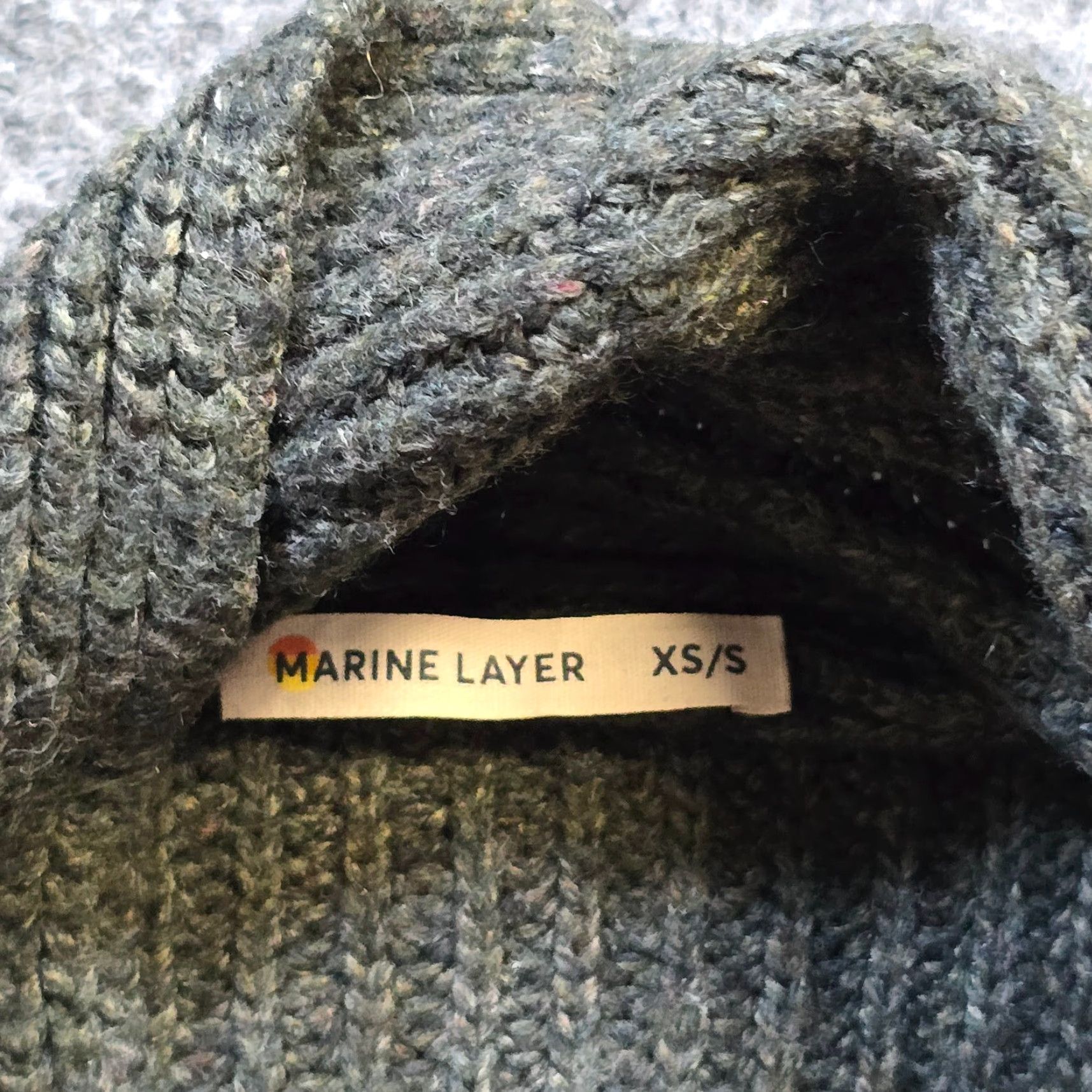 Marine Layer Marine Layer Cardigan Womens Small Green Wool Cashmere Blend Cozy Open Pocket Sweater Cardigan Womens Green Wool Cashmere Open Pocket Size S / US 4 / IT 40 - 3 Thumbnail